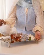 ست ژیله و دامن گلدوزی آبی - تصویر 3