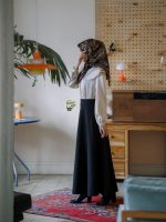 دامن «چَــکامه» مشکی - تصویر 3